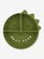 Assiette en silicone avec compartiments Animal mauve+Mr Dino+Mr Fox+Mr Lion+Mrs Cat 2 - vertbaudet enfant 