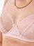 Lot de 2 soutiens-gorge grossesse coton biologique et dentelle blanc+rose pâle 6 - vertbaudet enfant 