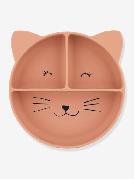 Assiette en silicone avec compartiments Animal mauve+Mr Dino+Mr Fox+Mr Lion+Mrs Cat 8 - vertbaudet enfant 