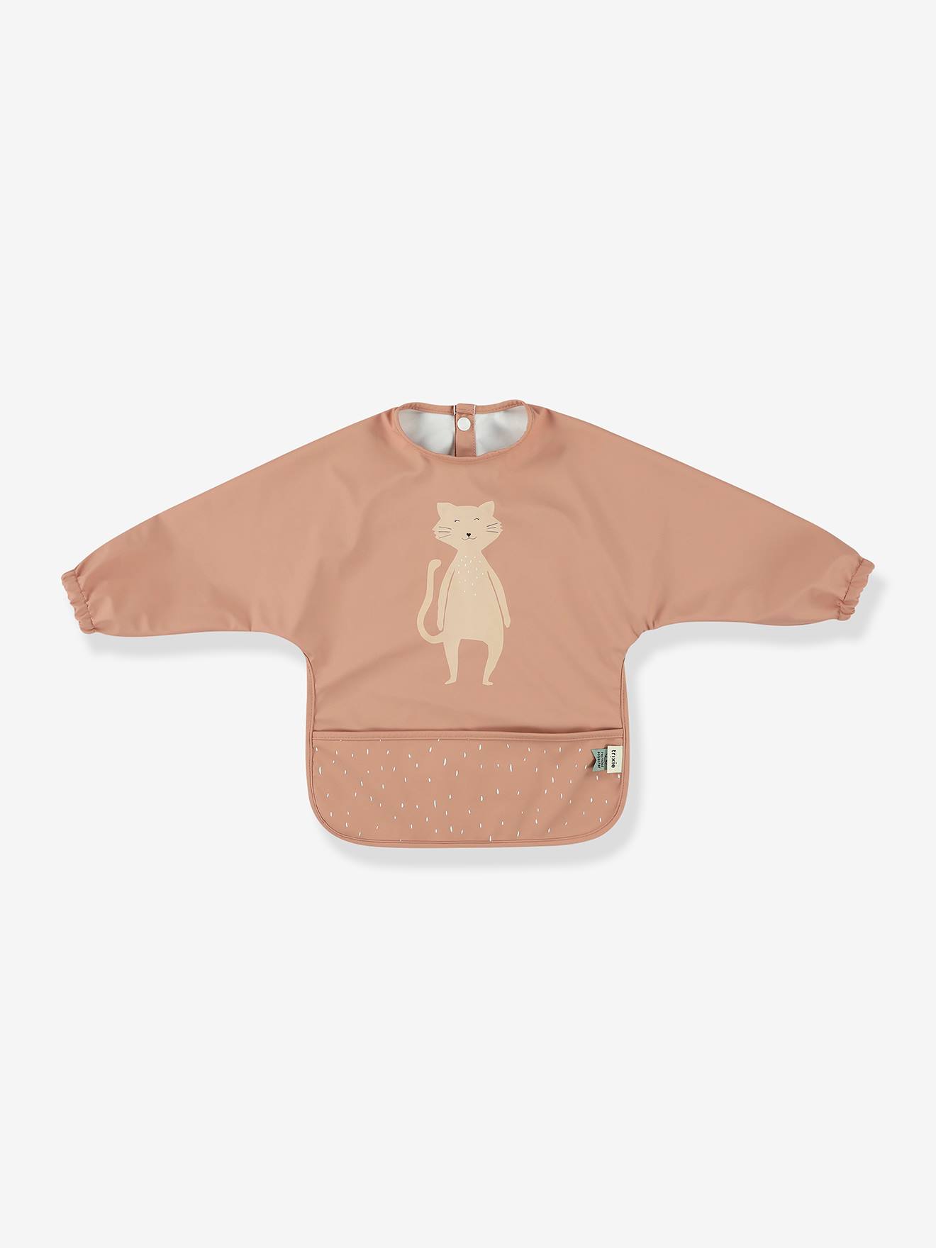 Bavoir imperméable à manches mrs cat
