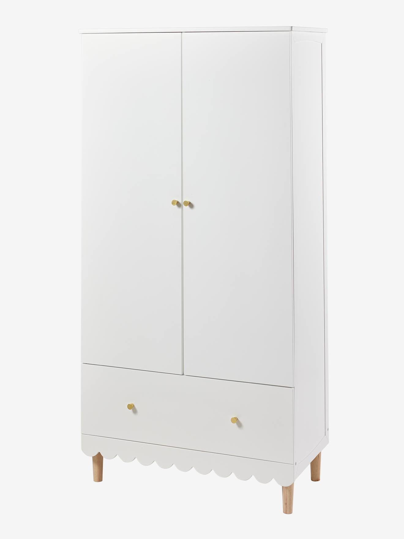 Armoire 2 portes LIGNE FESTON blanc (Vertbaudet) - Image 2