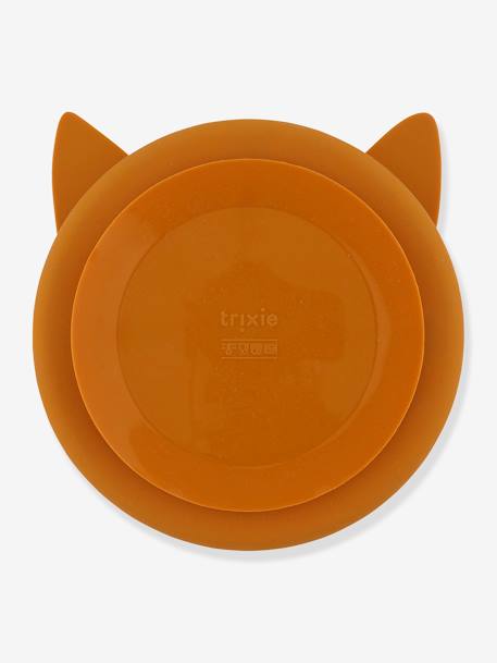 Assiette en silicone avec compartiments Animal mauve+Mr Dino+Mr Fox+Mr Lion+Mrs Cat 5 - vertbaudet enfant 