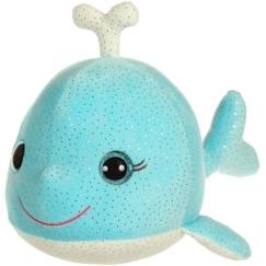 -Peluche sonore GIPSY - Bella Bloo Friends - Baleine - 18 cm - Bleu turquoise