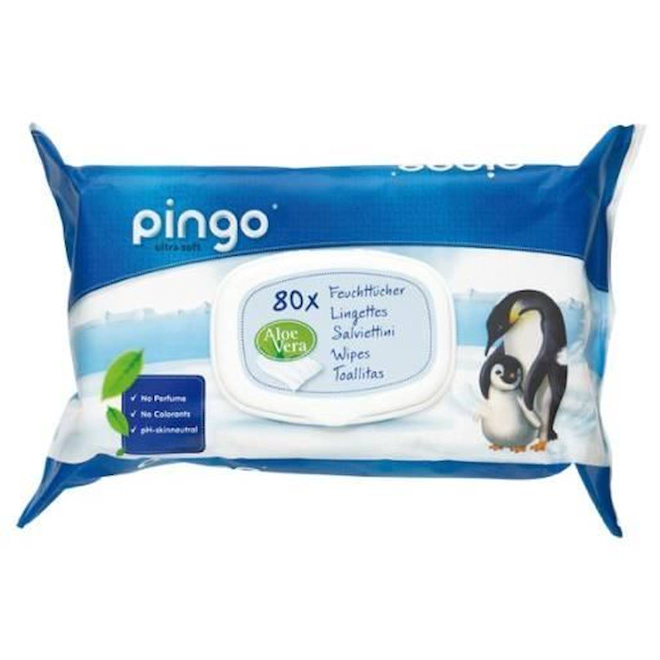 Pingo Lingettes Ecologiques – 80 Pièces Blanc