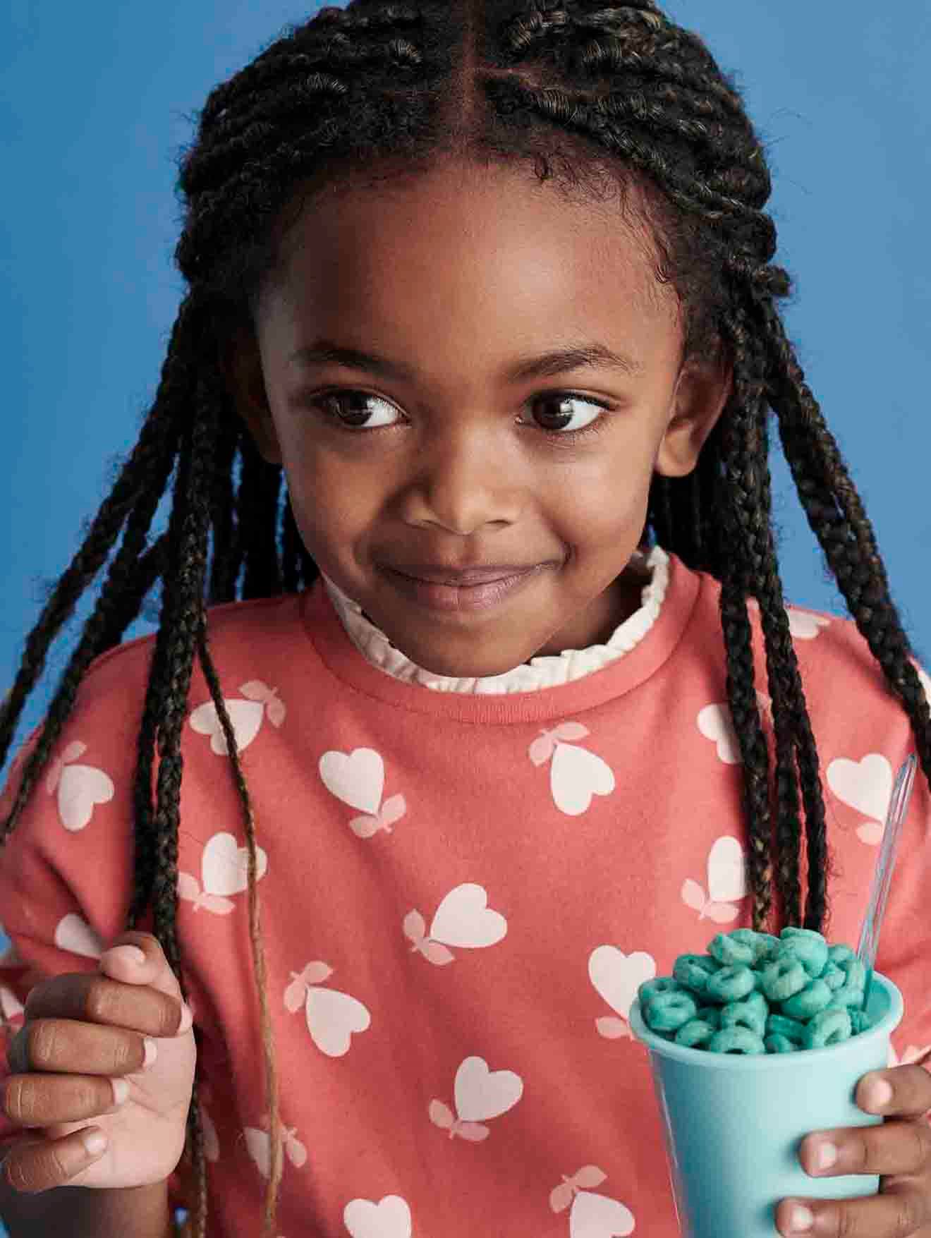 Sweat motifs fantaisie fille rouge