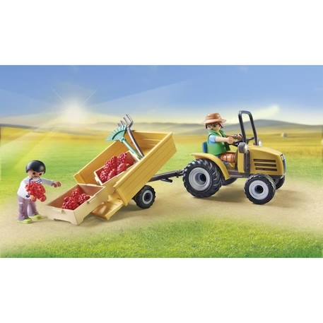PLAYMOBIL 71442 Fermier avec tracteur et citerne - Country - Dès 4 ans VERT 5 - vertbaudet enfant 