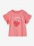Tee-shirt motif à sequins fille écru+fraise+mandarine 4 - vertbaudet enfant 