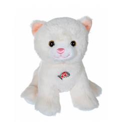 -Gipsy Toys - Dogz & Kats Sonores - Peluche - 18 cm - Chat - Blanc