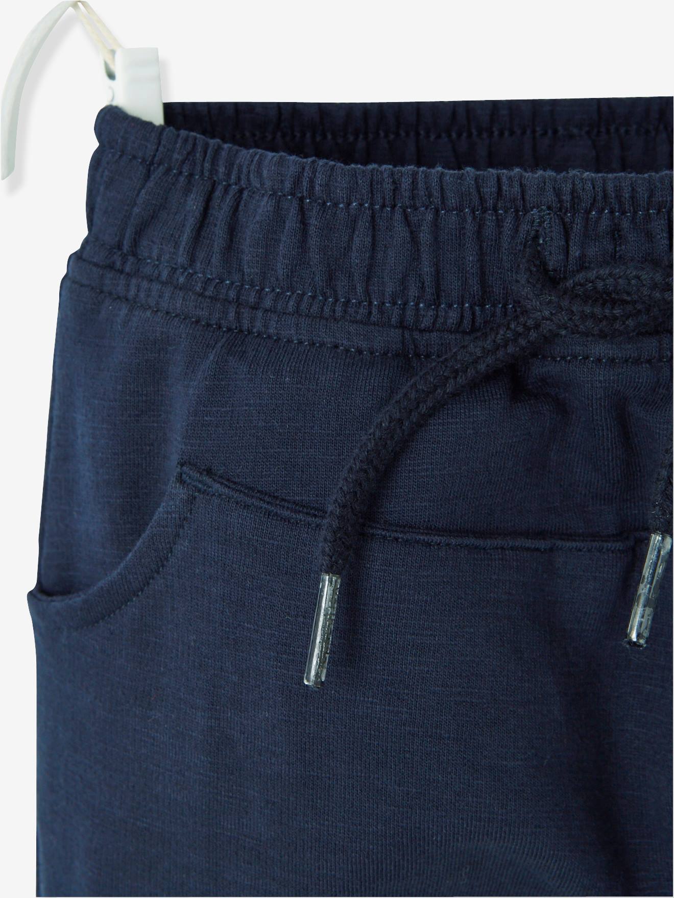 Pantalon bébé garçon molleton marine grisé (Vertbaudet) - Image 2