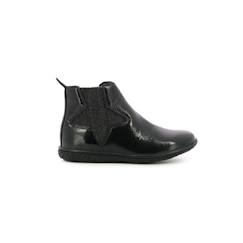 Chaussures-KICKERS Boots Vermillon noir