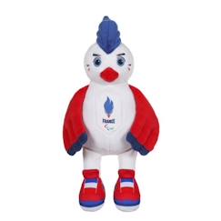 Gipsy Toys - Coq Peluche - Equipe de France Paralympique - Peluche Officielle Sous Licence - 24 cm assis  - vertbaudet enfant