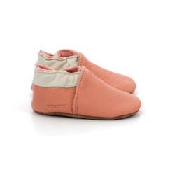 Chaussures-Chaussures fille 23-38-Chaussons-ROBEEZ Chaussons Coddle Baby rose