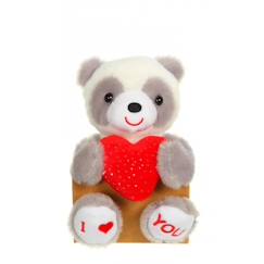 Gipsy Toys - Petsy Love - Panda - 14 cm - Gris & Blanc  - vertbaudet enfant