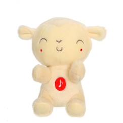 -Gipsy Toys - Cuty Easter Sonore  - Agneau - 14 cm - Beige