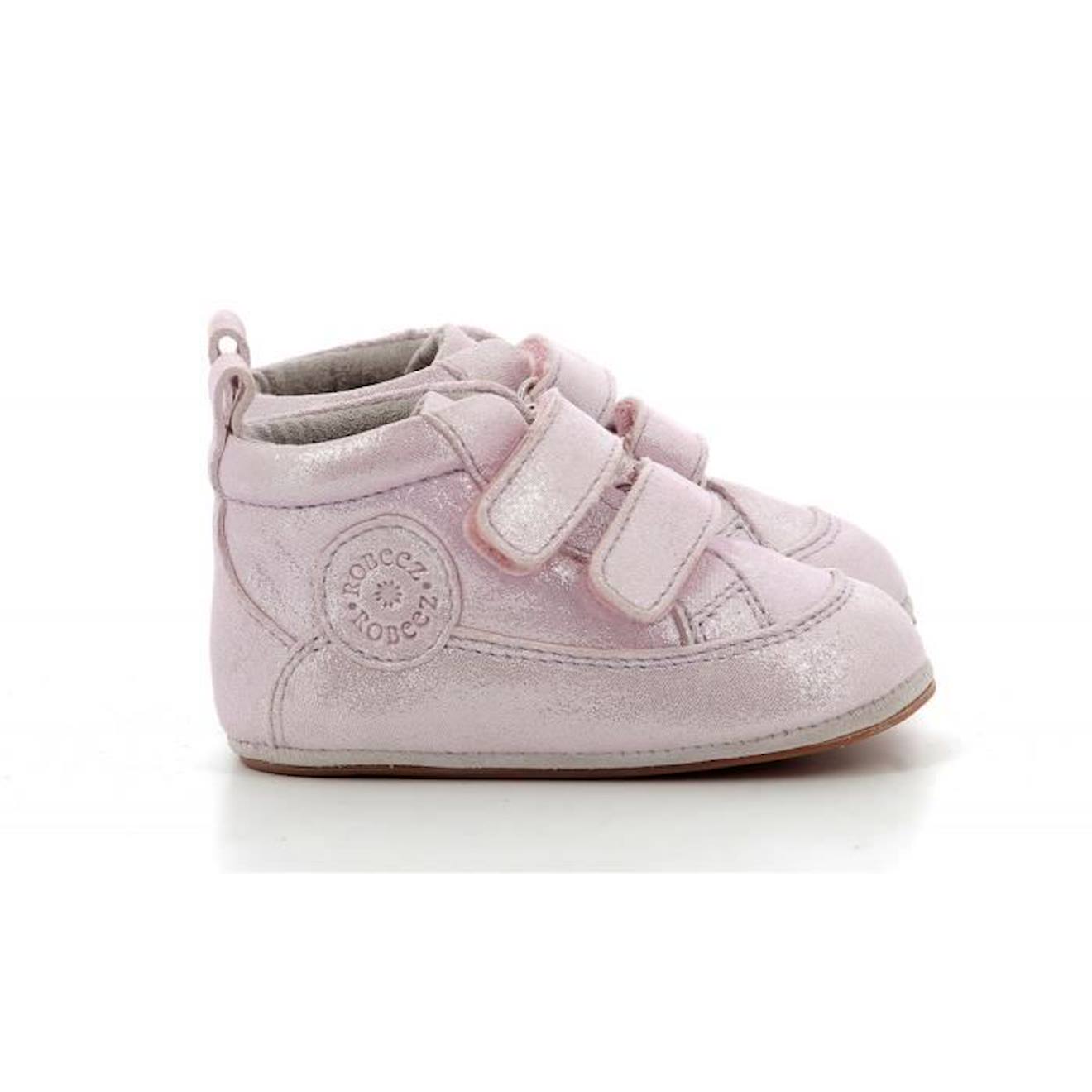 Robeez Chaussons Robycratch Rose Fille Rose