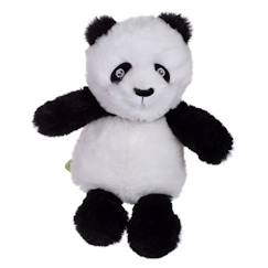 Jouet-Premier âge-Peluches-Gipsy Toys - Panda Econimals - Peluche Eco-Responsable - 15 cm - Noir & Blanc