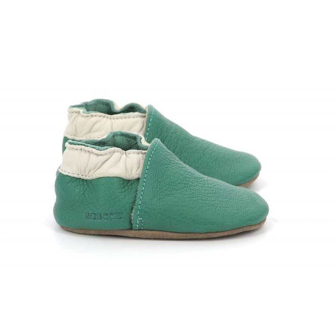 Robeez Chaussons Coddle Baby Rose Vert