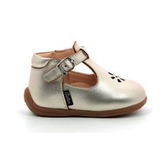 Chaussures-Chaussures fille 23-38-Ballerines, babies-ASTER Salomés Odjumbo or