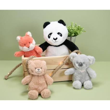 Gipsy Toys - Renard Econimals - Peluche Eco-Responsable - 15 cm - Orange ORANGE 2 - vertbaudet enfant 