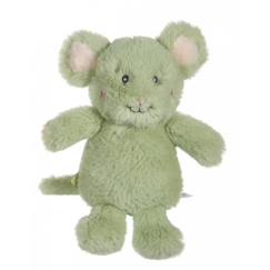 Jouet-Premier âge-Gipsy Toys - Souris Econimals - Peluche Eco-Responsable - 15 cm - Vert