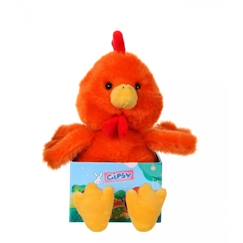 -Gipsy Toys - Les P'Tits Gardenous  - Coq - 14 cm - Orange