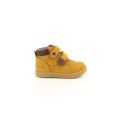 Chaussures-Chaussures fille 23-38-Boots, bottines-KICKERS Bottillons Tackeasy camel