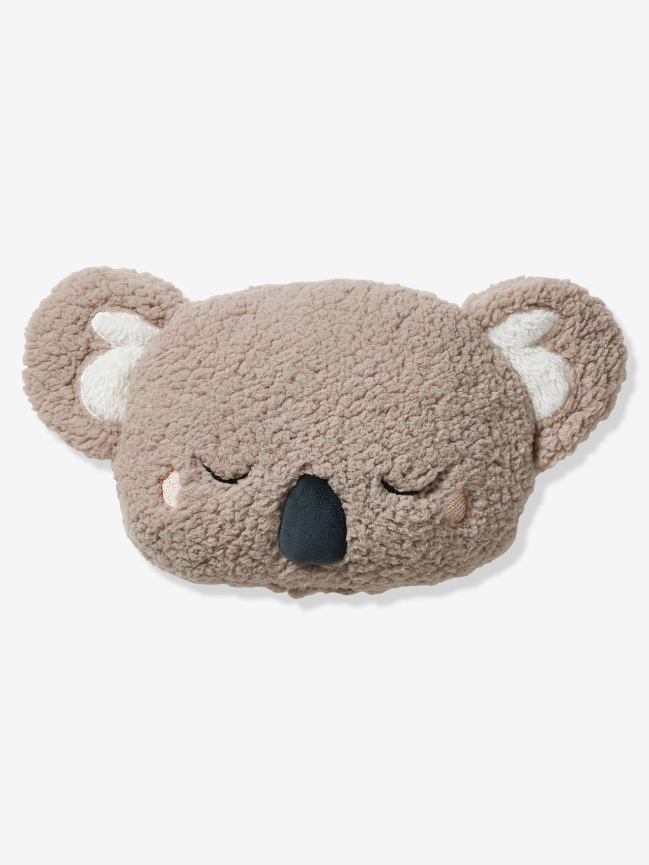 Coussin koala en sherpa gris (Vertbaudet) - Image 2