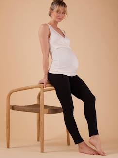 Vêtements de grossesse-Legging long grossesse en coton bio