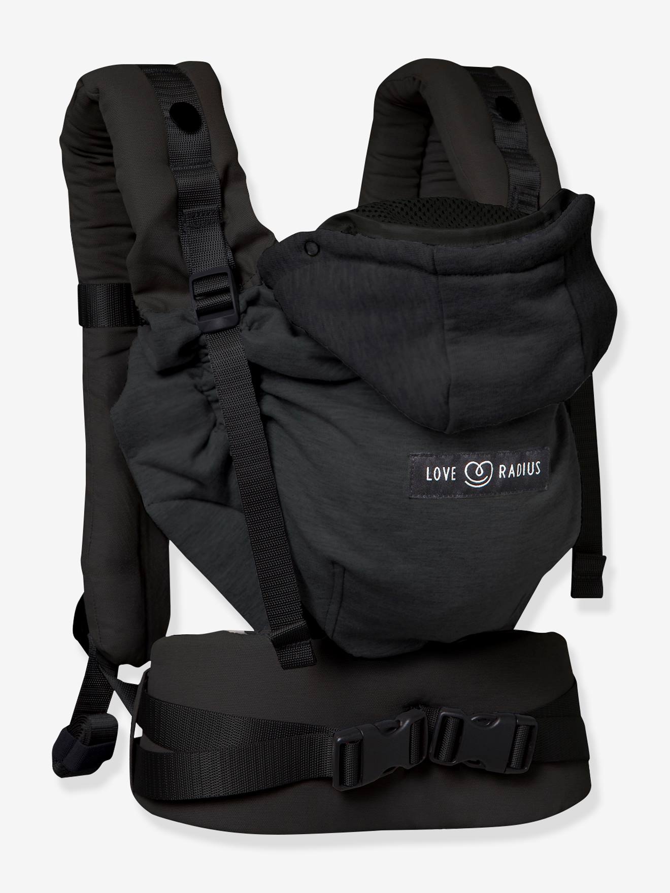 Porte-bébé physiologique HoodieCarrier 2 black forest
