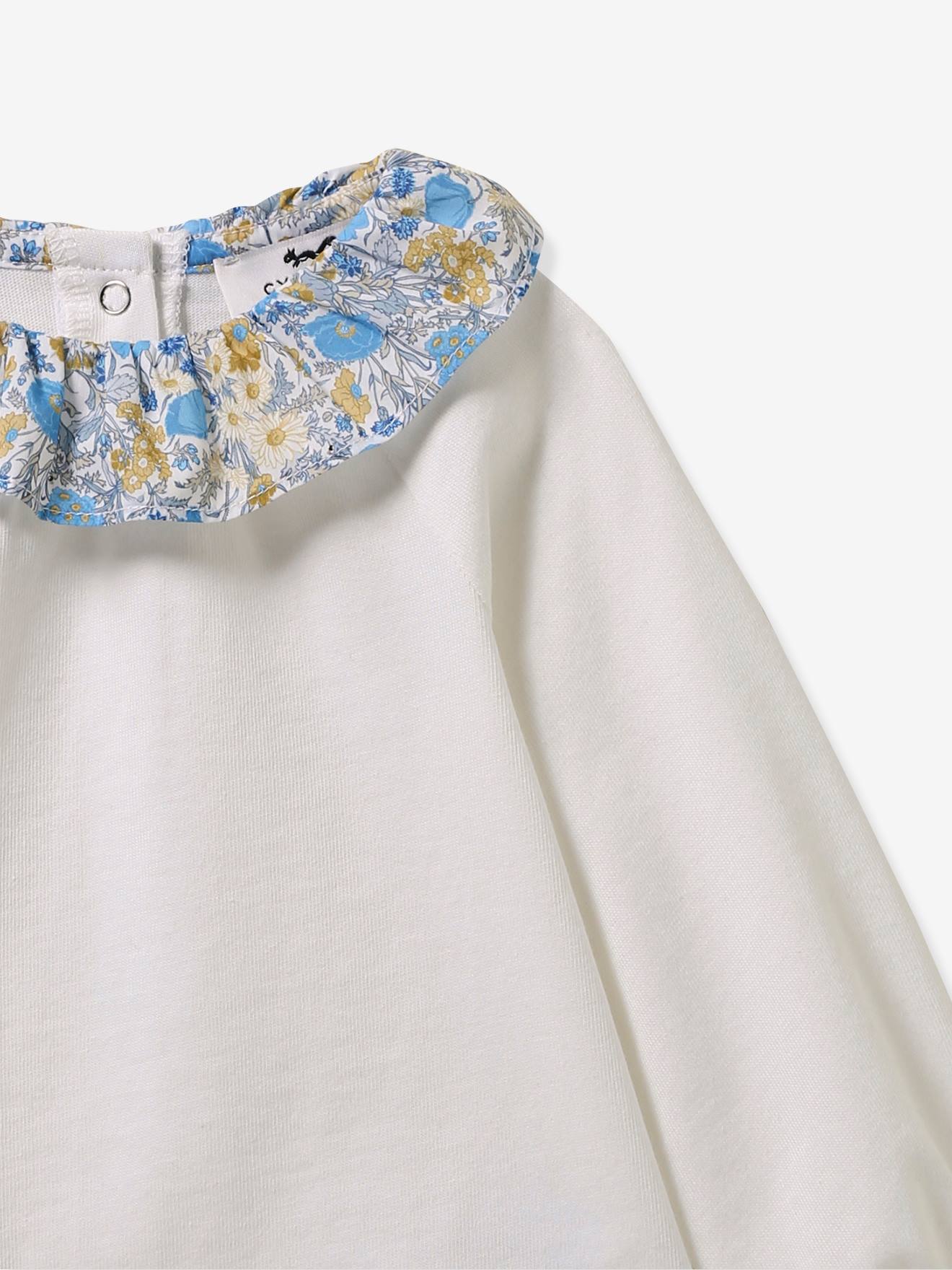 Sous-pull Enfant Rouge - Libellule Sur Manche - 3-4 Ans - 100% Coton - Neuf Avec étiquettes
