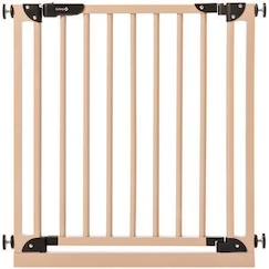 Puériculture-Barrières, sécurité domestique-SAFETY 1ST Barrière de sécurité 73-80 cm Essential wooden gate, en bois, de 6 à 24 mois