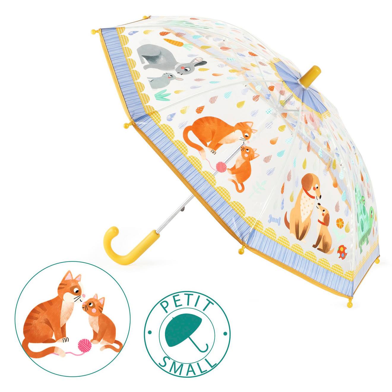 Petit parapluie Maman et bébé DJECO jaune
