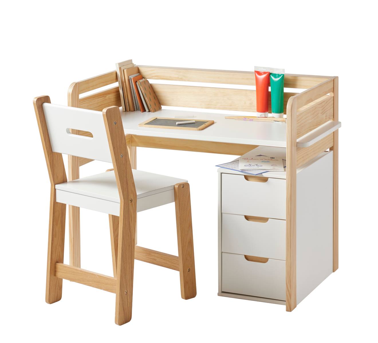 Bureau évolutif maternelle et primaire blanc