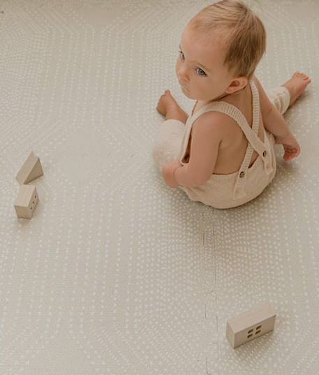 Tapis de Jeu Prettier Puzzle Toddlekind Beige - Taille 120x180cm - Mousse Eco-Responsable EVA BEIGE 2 - vertbaudet enfant 