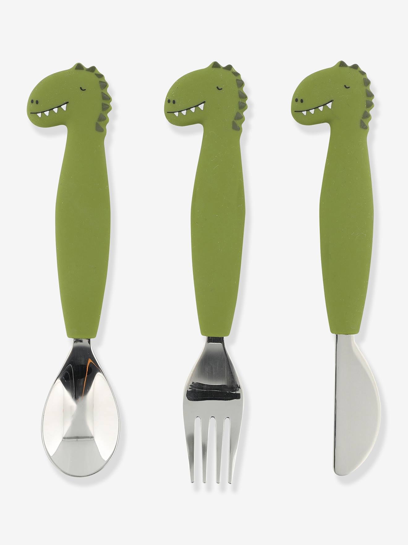 Lot de 3 couverts 2e âge Animal mr dino