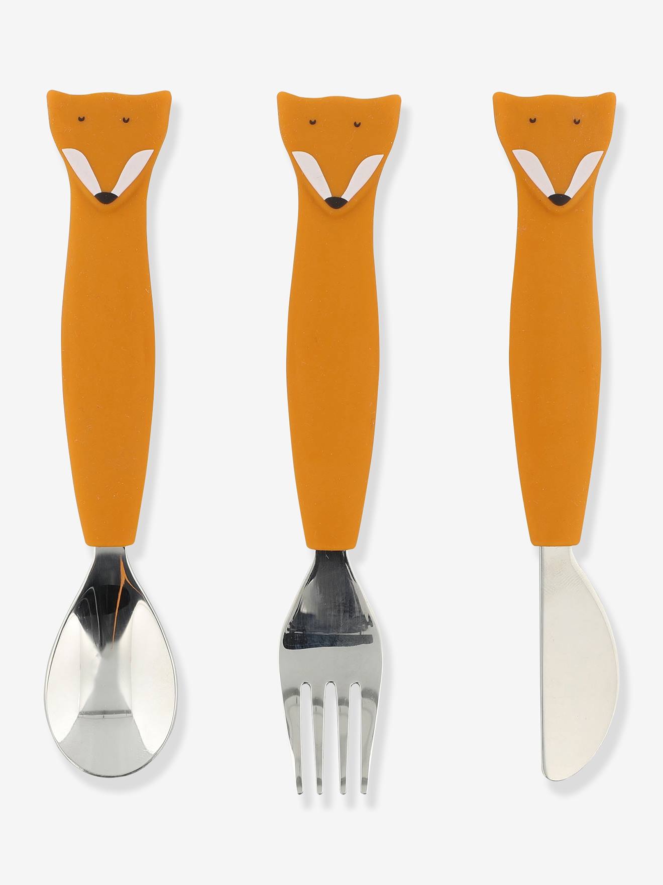 Lot de 3 couverts 2e âge TRIXIE Animal mr fox