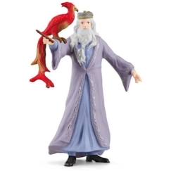 -Dumbledore et Fumseck, Figurine de l'univers Harry Potter®, pour enfants dès 6 ans, 11 x 4 x 12 cm - schleich 42637 WIZARDING