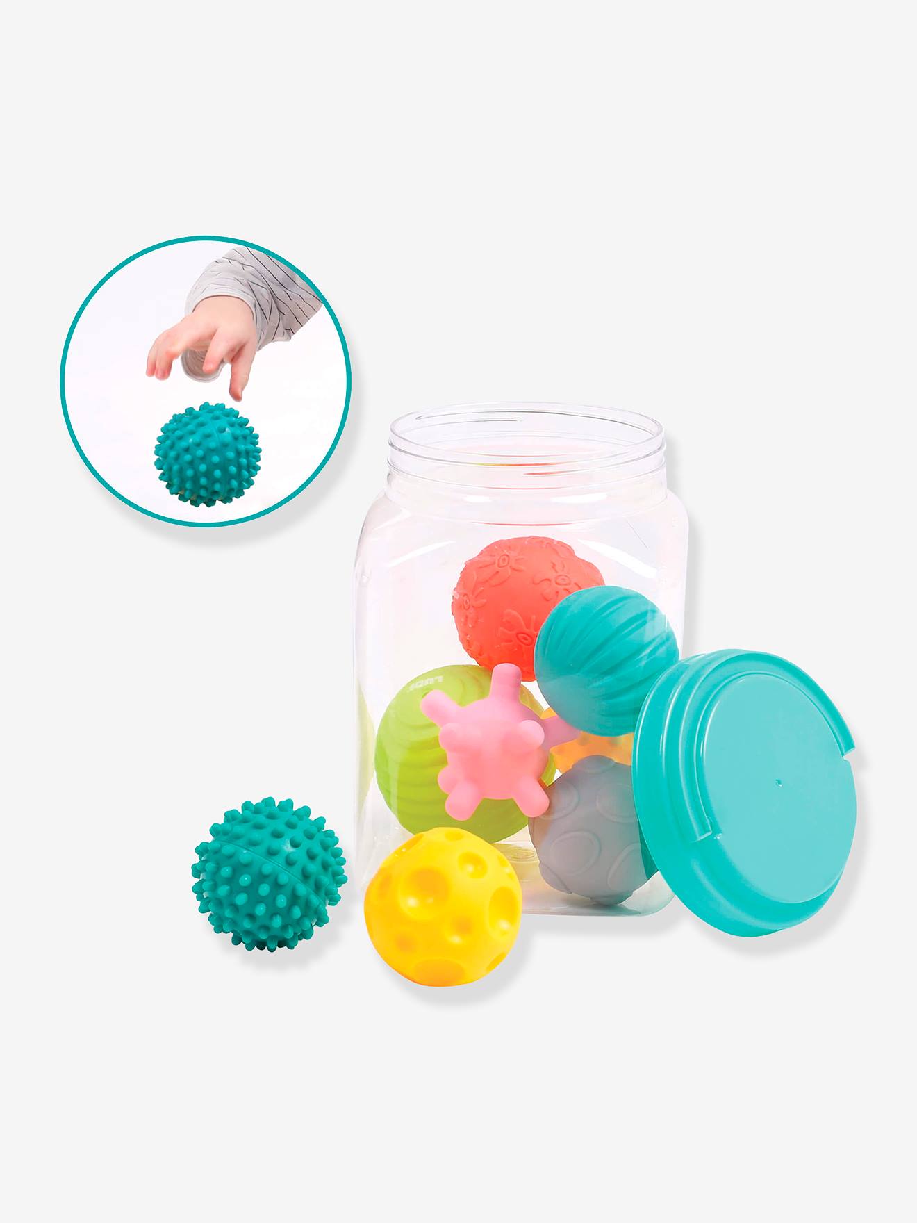 Assortiment de 8 balles - LUDI multicolore