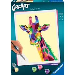 Jouet-CreArt Girafe 24x30 cm - Peinture par numéros – Dès 12 ans – Ravensburger - 28993