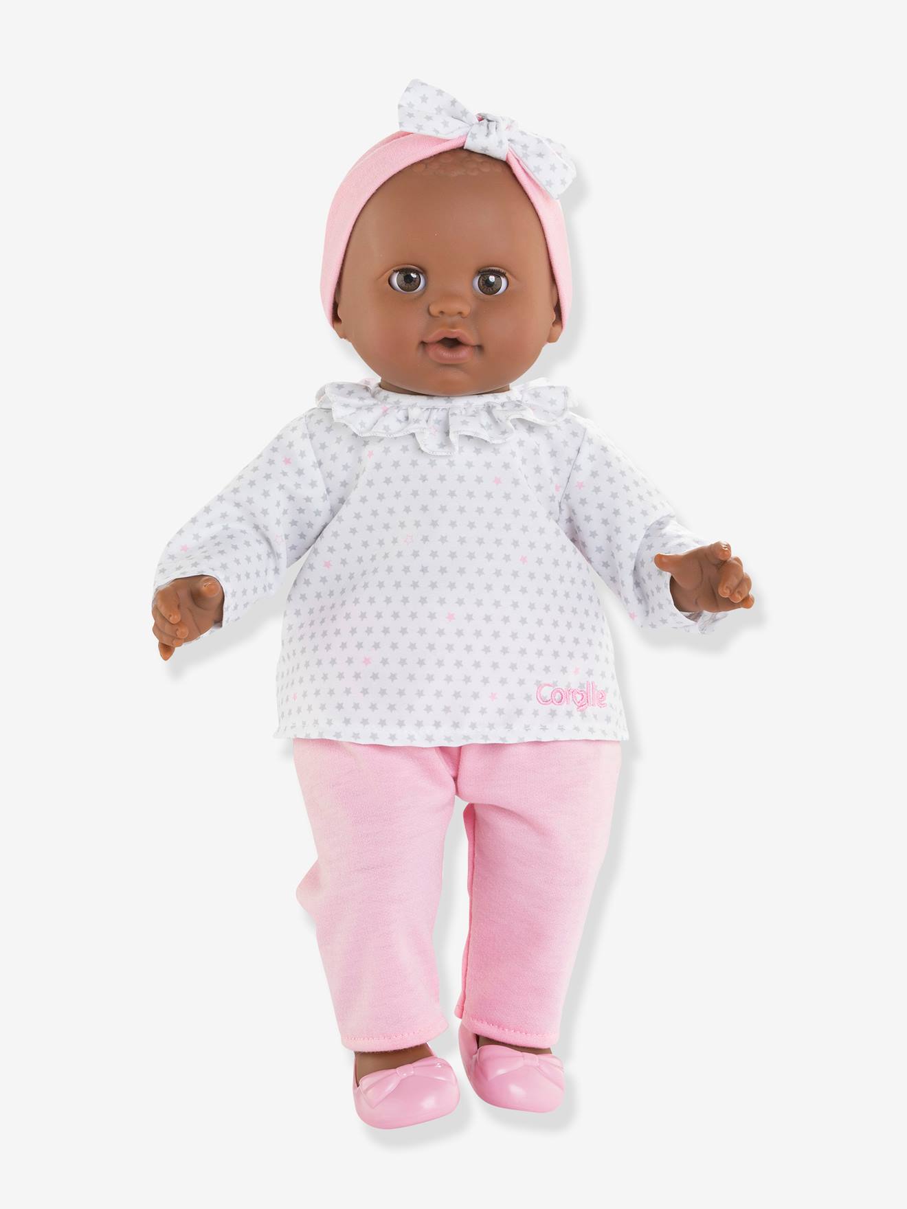 Grand poupon Lucie - rose