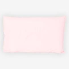 Linge de maison et décoration-Taie d'oreiller - TROIS KILOS SEPT - Rose - Naturelle - 40x60 cm - Coton - Rectangulaire - Uni - Essentiel