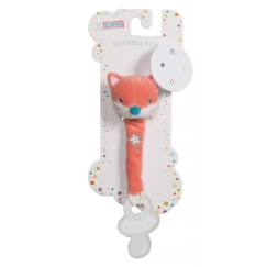 Jouet-Gipsy Toys - Accroche tetine lapin - orange