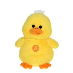 Jouet-Canard en peluche chanteur - Gipsy Toys - Ducky - Jaune - 24 cm