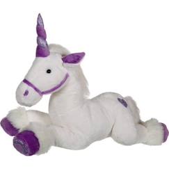 Jouet-Premier âge-Peluches-Gipsy Toys - Licorne Violette - 80 cm