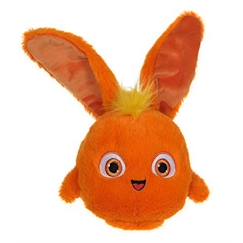 -Peluche - GIPSY TOYS - Sunny Bunnies Turbo (orange) - 13 cm - Pour bébé - Intérieur