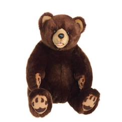 -Peluche Ours Grizzly Assis Brun - GIPSY TOYS - 42 cm - Age minimum: 10 mois - Dimensions: 330x280x430 cm
