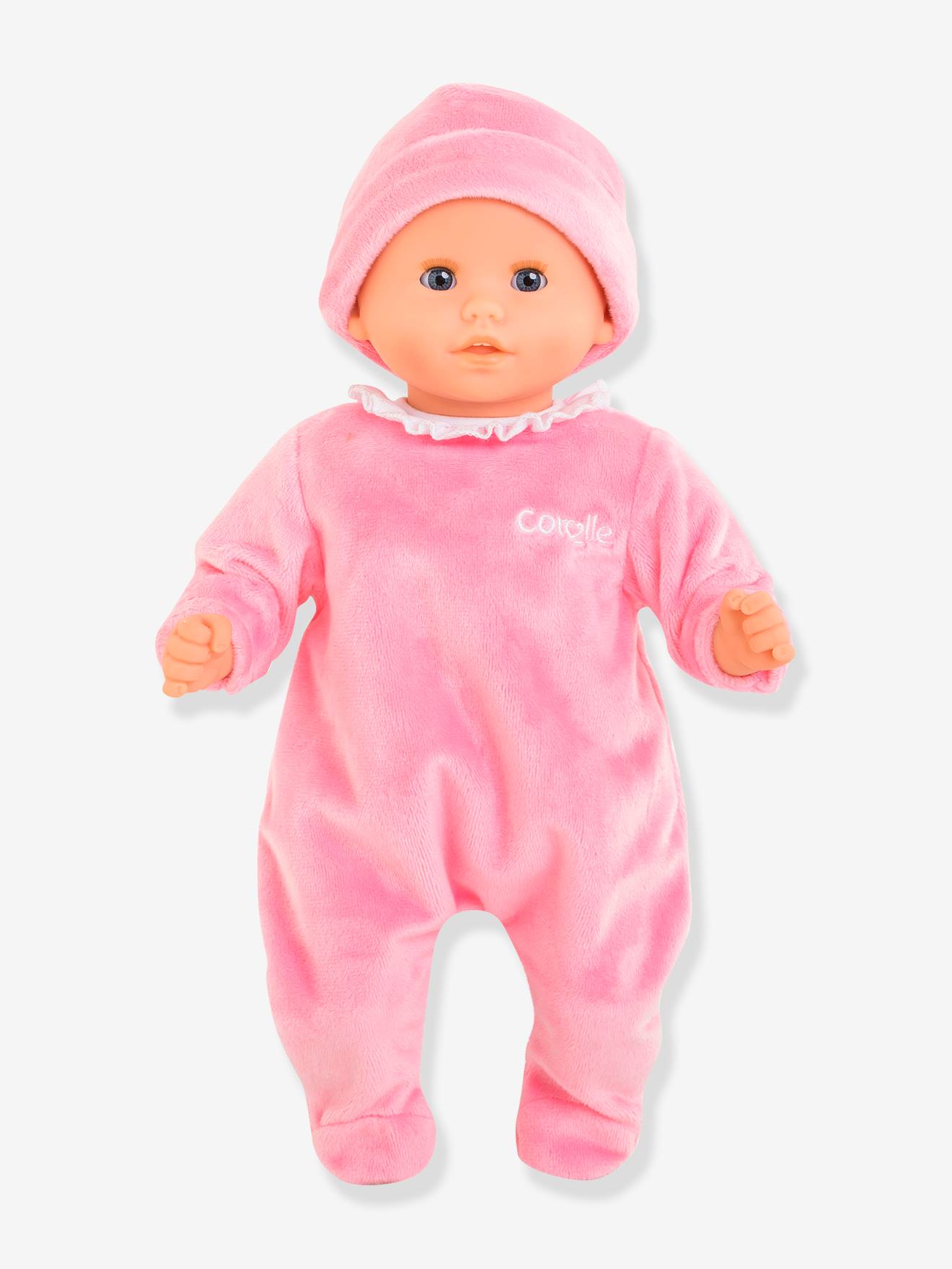 Pyjama rose + bonnet - COROLLE rose