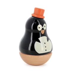 Boite à musique - Vilac - René le pingouin - Noir - Mixte - A partir de 3 ans  - vertbaudet enfant