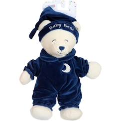 Jouet-Gipsy Toys - Ours Baby bear douceur bleu marine - 24 cm