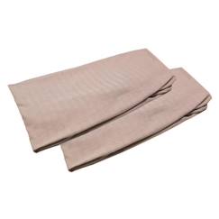 -Drap-housse en coton - KINDSGUT - 60x120 cm - Rose - Naturelle - Lavable à 40°C